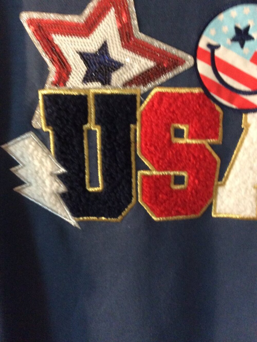 Women's Simply Southern Sweatshirt Patriotic - Picture 3 of 6